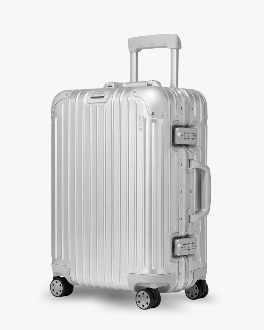 ALTAIR Original Cabin silver suitcase, three-quarter view